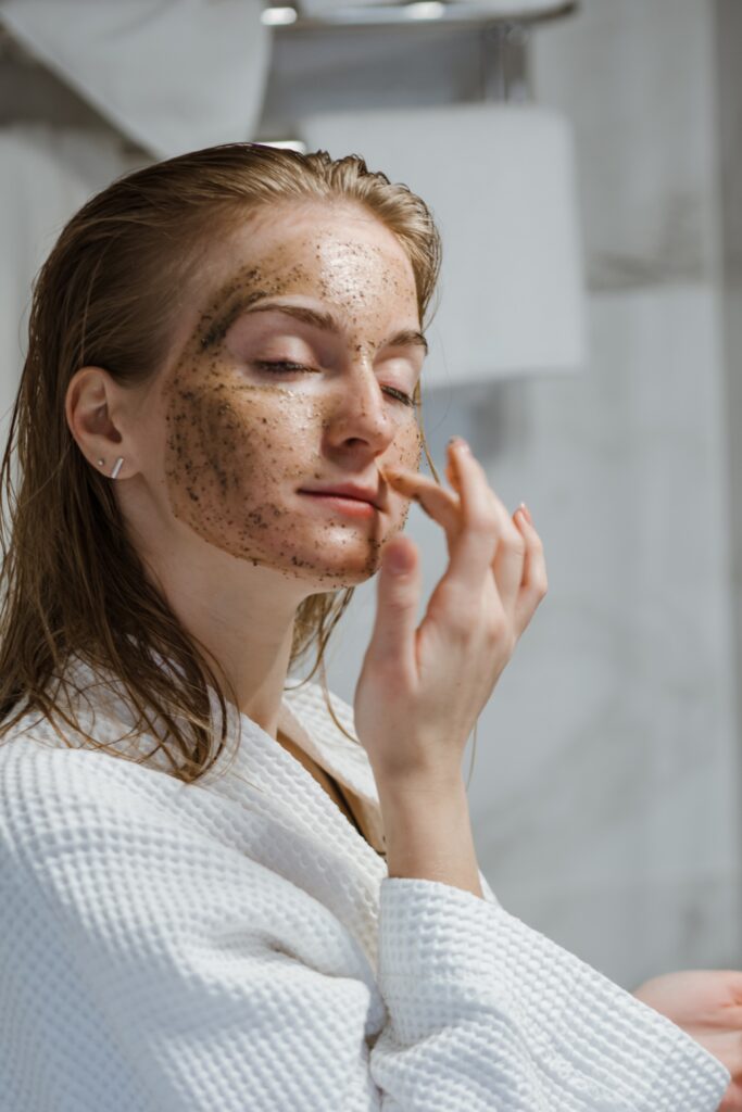 Coffee mask for clear skin