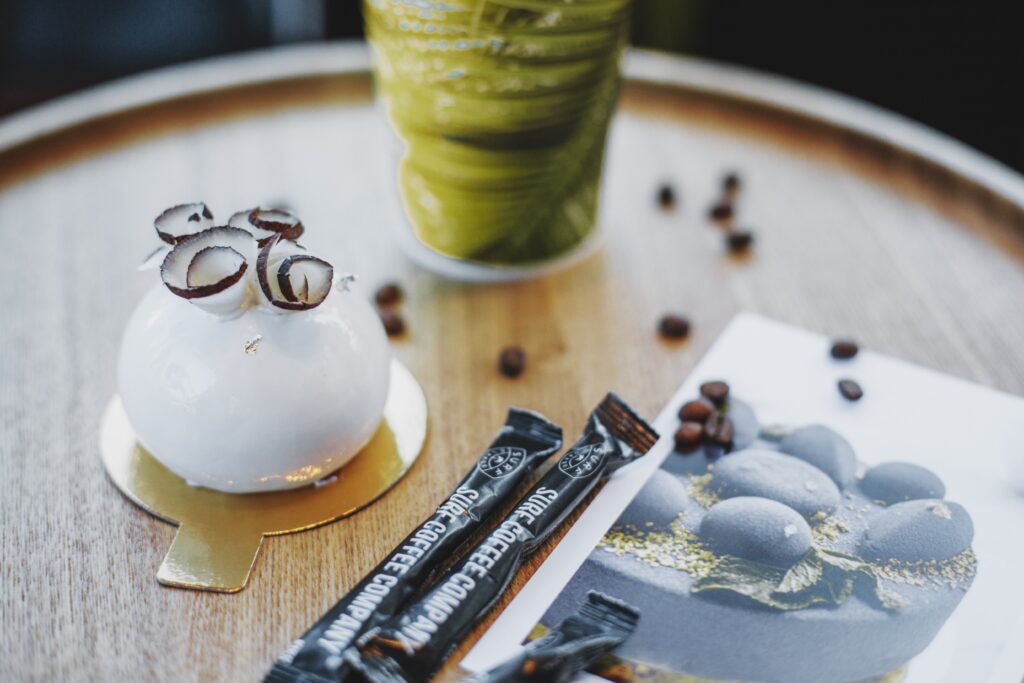 Coconut oil and coffee for skin