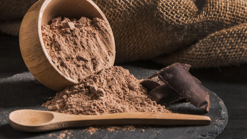 Coffee powder for skin whitening