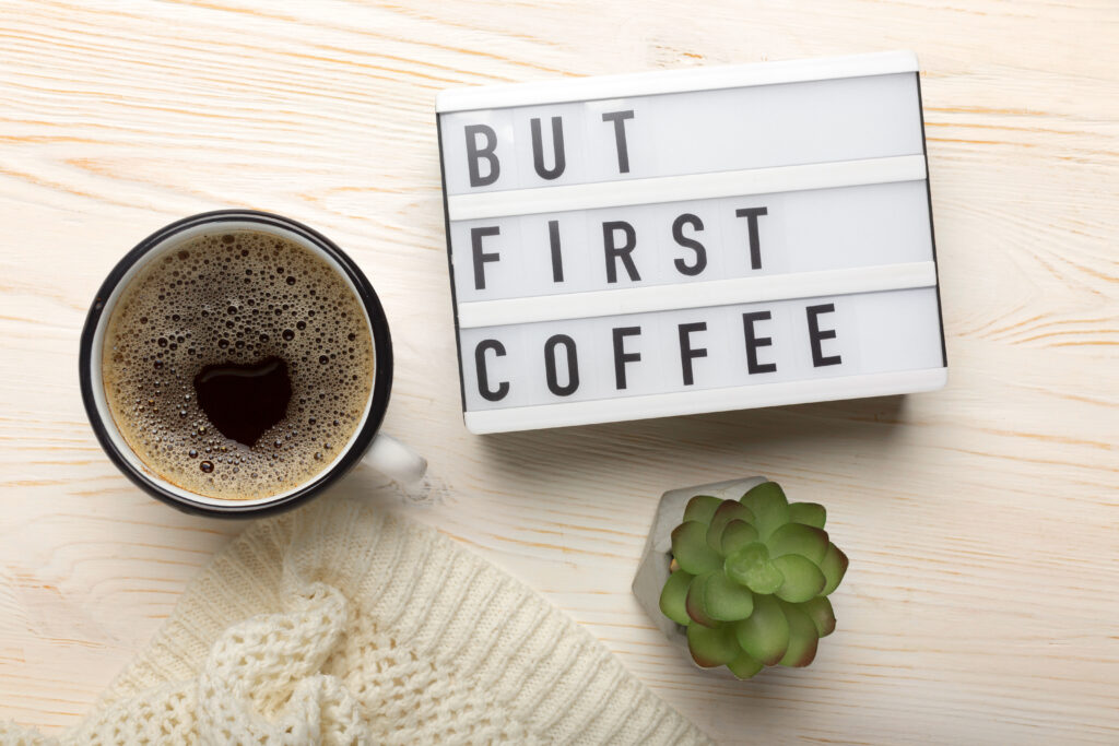 Coffee bad for skin