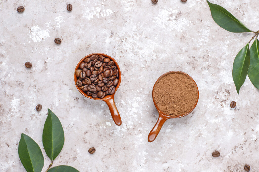Coffee grounds for skin care
