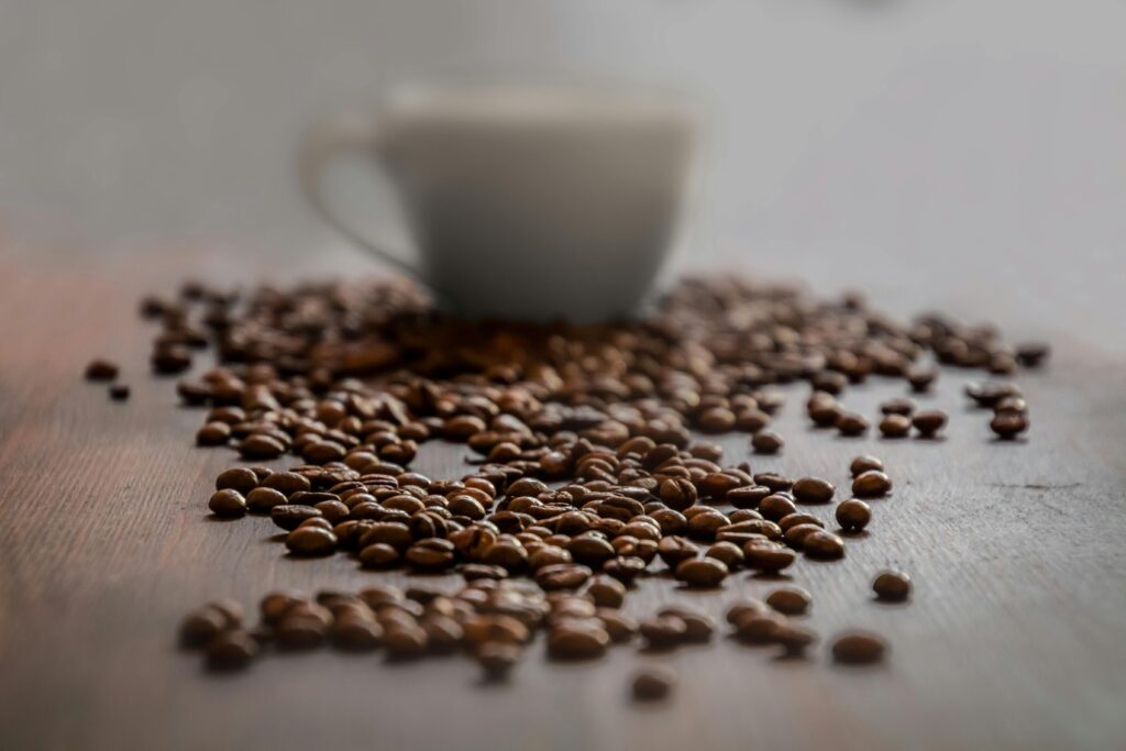 Coffee bean extract for skin