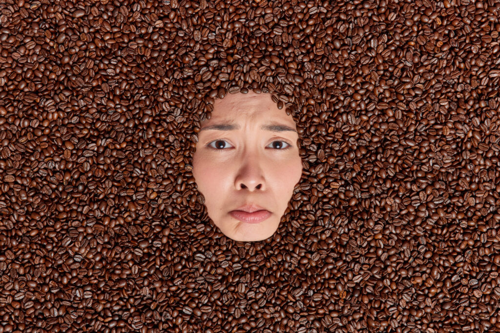Coffee bean for skin