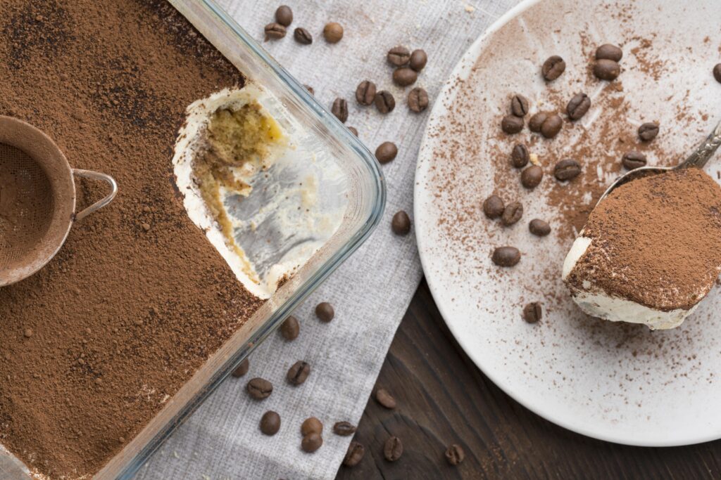 Coffee and sugar scrub for face