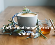 Coffee and honey for skin whitening