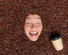 Coffee grounds good for skin